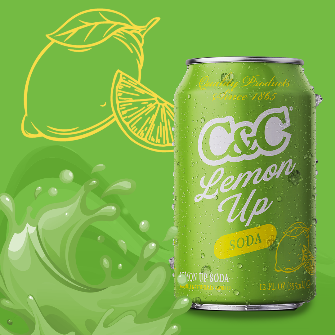 C&C LEMON UP - Bebida gasificada sabor a Lima y Limón