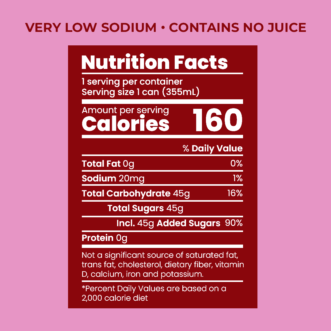 C&C STRAWBERRY - Bebida gasificada sabor a fresa